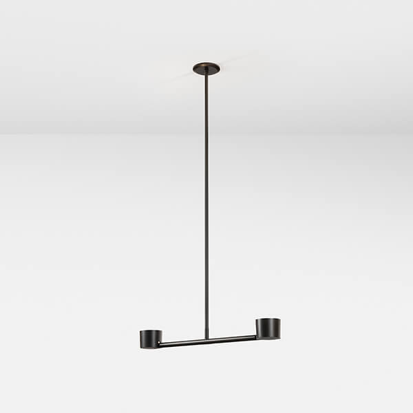 Bodie Double Pendant - Metal Shade - IN STOCK